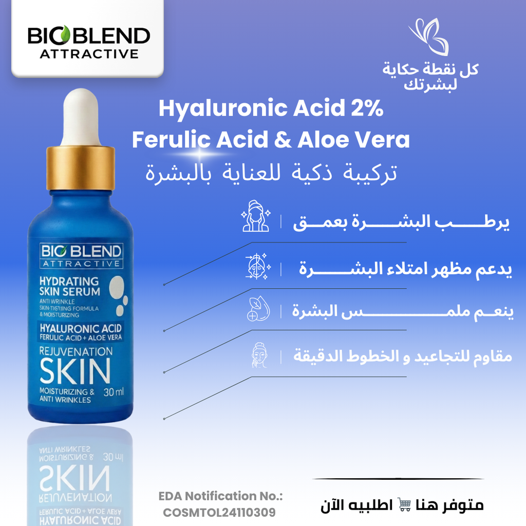 Bio Blend Hyaluronic Acid 2% Face Serum – 30ml