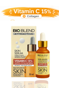 Bio Blend Vitamin C 15% Face Serum with Collagen – 30ml