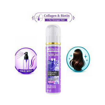 Bio Blend Hair Serum – Collagen & Biotin (Volume & Detangle)